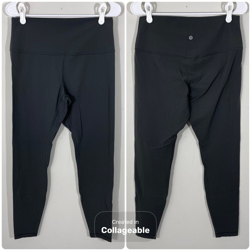 Lululemon Align High-Rise Pant 28" Womens Size 12 Graphite Gray Nulu Leggings